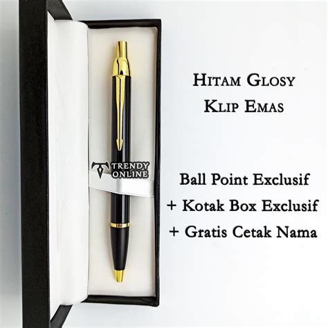 Jual Pulpen Model Parker Gratis Grafir Cetak Nama Bolpoin Dan Kotak