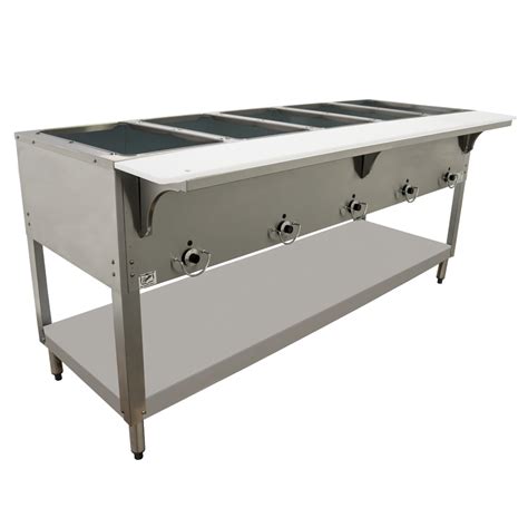 Duke E SW Hot Food Table W Wells Cutting Board V