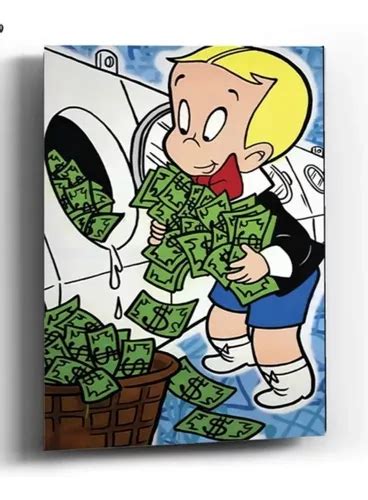 Cuadro Decorativo Alec Monopoly Money Textura Rico S Ricos Meses Sin