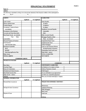 PDF financial statement example PDF Télécharger Download