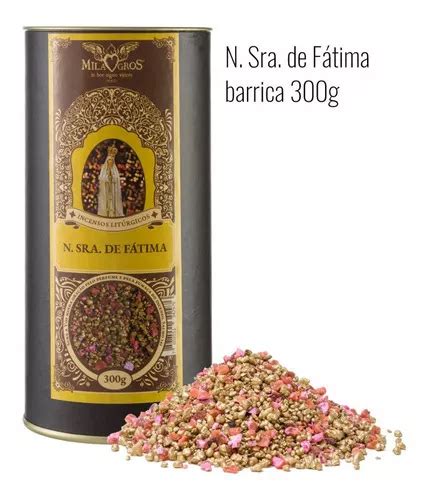 Incenso Nossa Senhora De Fátima 300g Frete grátis