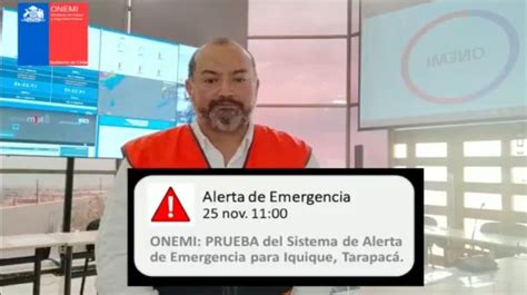 [video] Onemi Realizará Prueba Del Sae El Próximo Jueves En Iquique