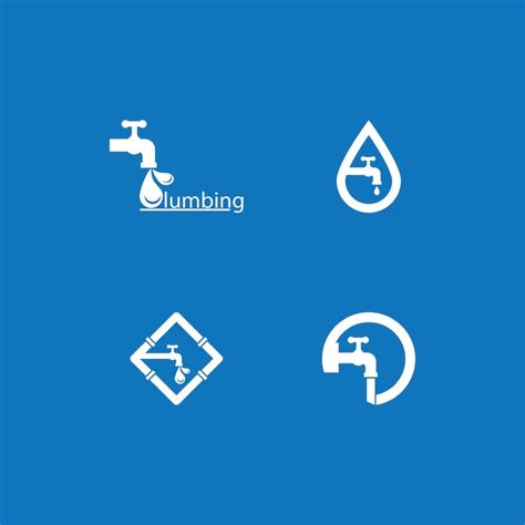 Premium Vector Plumbing Service Logo Vector Template Illustration