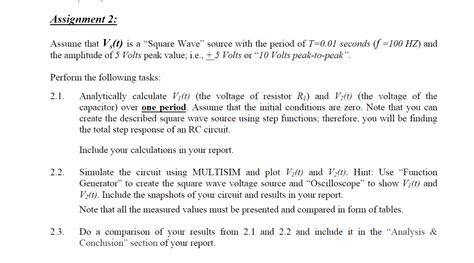 Solved This lab is dedicated to the analysis of RC circuits. | Chegg.com