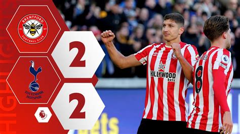 Brentford Tottenham Janelt And Toney Goals Earn Bees Point