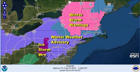 Winter Weather Advisory Winter Storm Warnings Tonight Into Friday Weather Updates 24 7 By