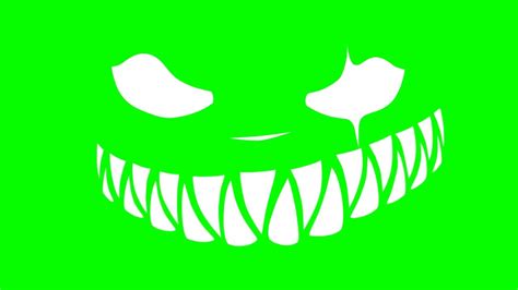 Smile Monster Улыбка монстра для мувика Футаж злая улыбка Монстр