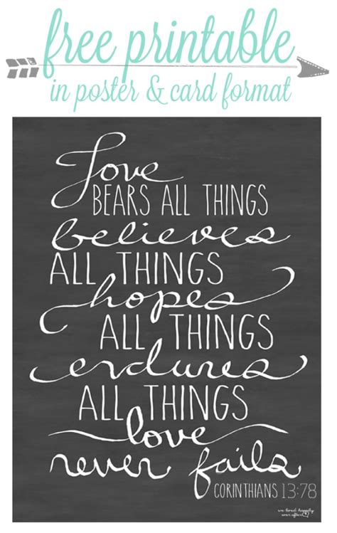 Five Free Printable Love Quotes - JOYFUL scribblings