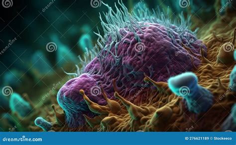 Hyper-realistic Detail Of Adrenergic Receptor Communication Under ...