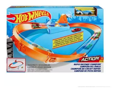 Pista Hot Wheels Action Competição Giratória Gjm Mattel Frete grátis