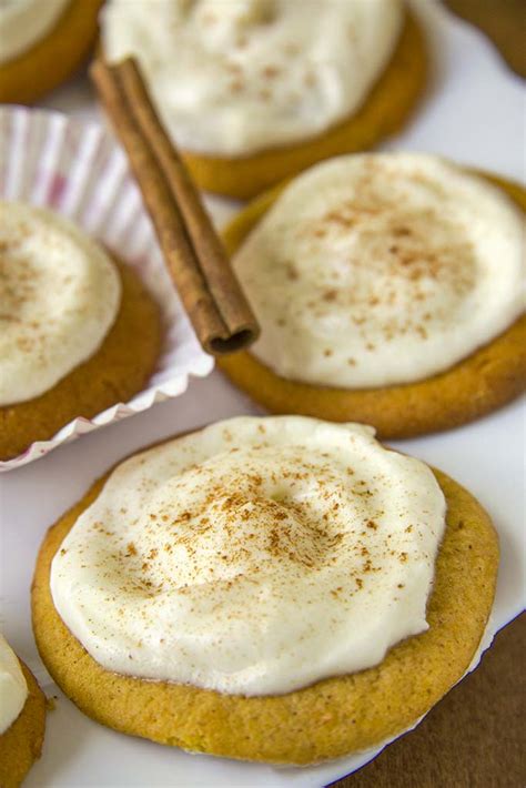 Melt In Your Mouth Pumpkin Cookies Cakescottage