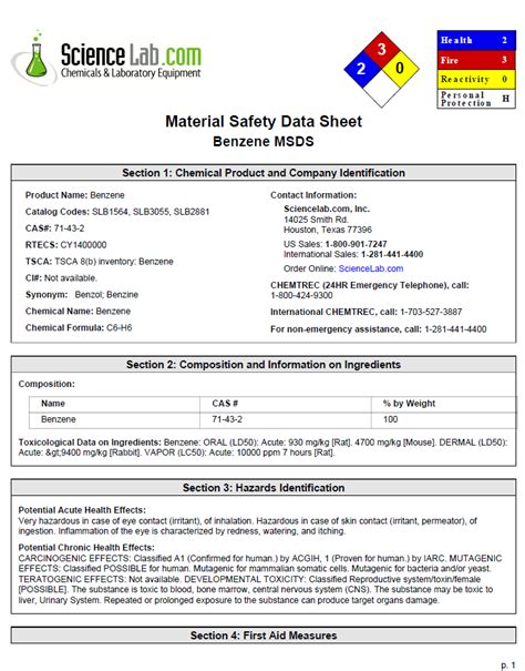 thinker msds material safety data sheet