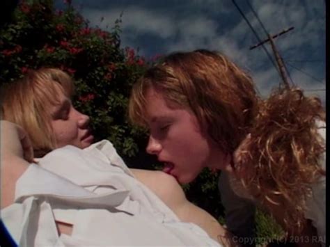 Teens Drilling Each Other With A Nice Dildo Outdoor From Naughty Teenage Lesbians 2 2000 By