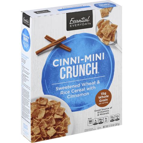 Essential Everyday Cereal Cinni Mini Crunch Oatmeal And Hot Cereal