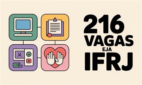 IFRJ EJA 2026: Edital Abre 216 Vagas Para Ensino Médio e Técnico ...