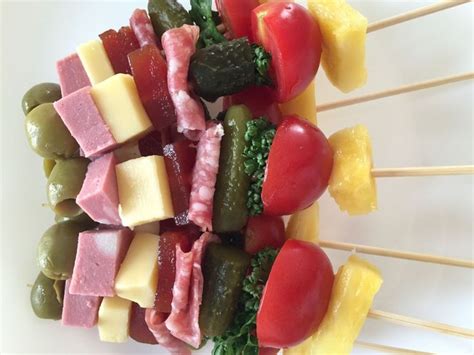 Espetinhos De Frios Para Festa - Espetinhos de Frios e Doces