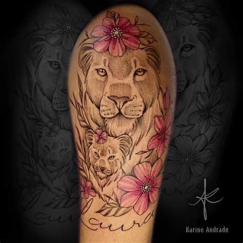 Tatuagem Para Filha Leoa