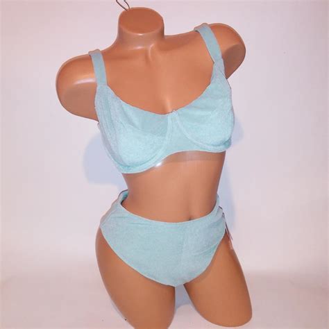 Victoria Secret Swim Bikini DDD Top Medium Depop