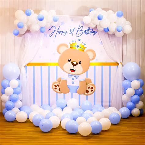 Cuddly Teddy Bear Birthday Decoration | Balloon Decorations in Dehradun ...