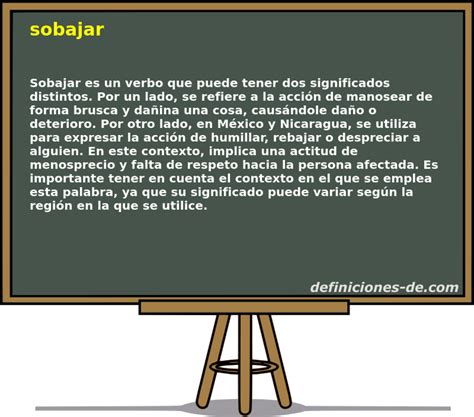 O Que Significa Sobejar - Significado de «sobajar»