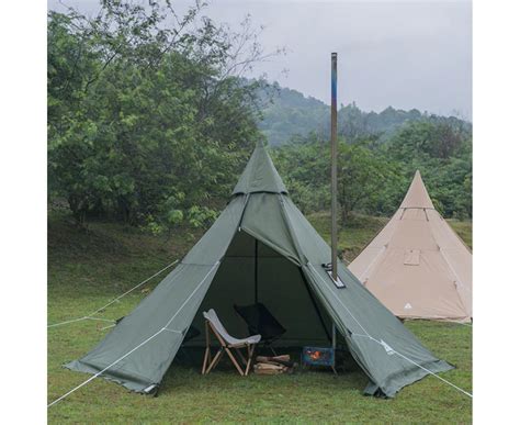 Универсальная всесезонная палатка Pomoly HEX Plus Тipi Wood Stove Tent ...