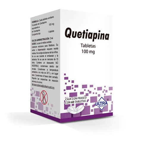 Quetiapina Baixa A Pressão - QUETIAPINA 100MG FCO 60 TAB LGEN