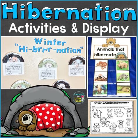 Hibernation Activities Writing Prompts Hibernating Bear Craft Bulletin