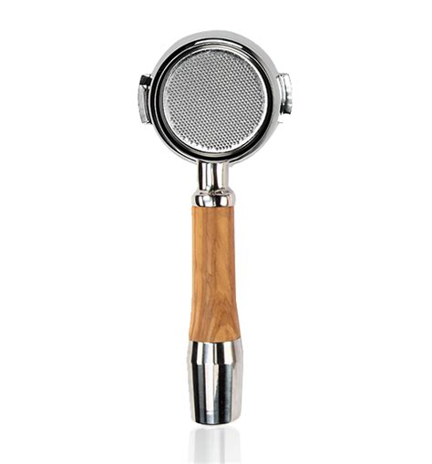 Ecm Olive Wood Handle Naked Portafilter Coffee Machine Specialist