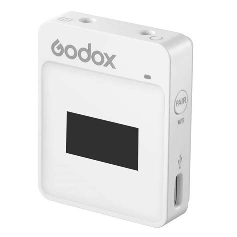 Godox MoveLink II M2 Compact Digital Wireless Microphone System (White ...