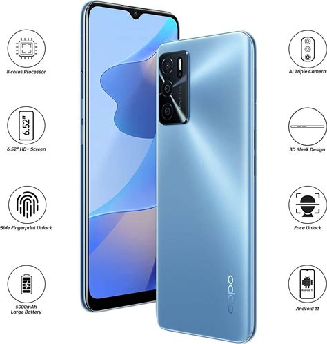 Oppo A16 Dual SIM 6.52'' Smartphone, 64GB Storage, 4GB RAM Memory