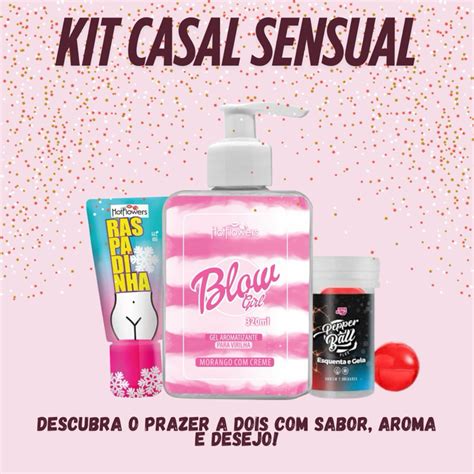 Kit Casal Sensual Hot Flowers Blow Girl Raspadinha Ice Pepper Ball Shopee Brasil