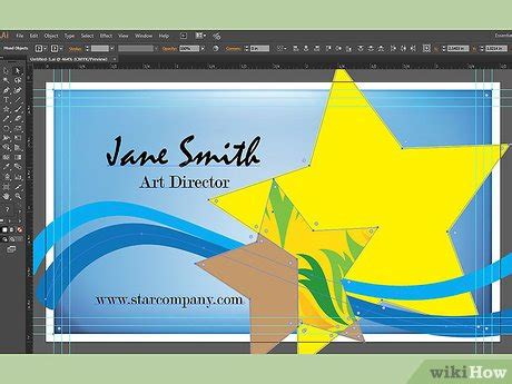 How To Make A Business Card On Adobe Illustrator Steps