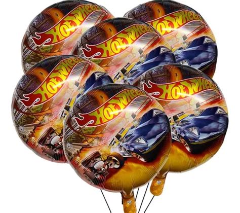 Balões Metalizados Carros Hot Wheels C 10 Unidades MercadoLivre