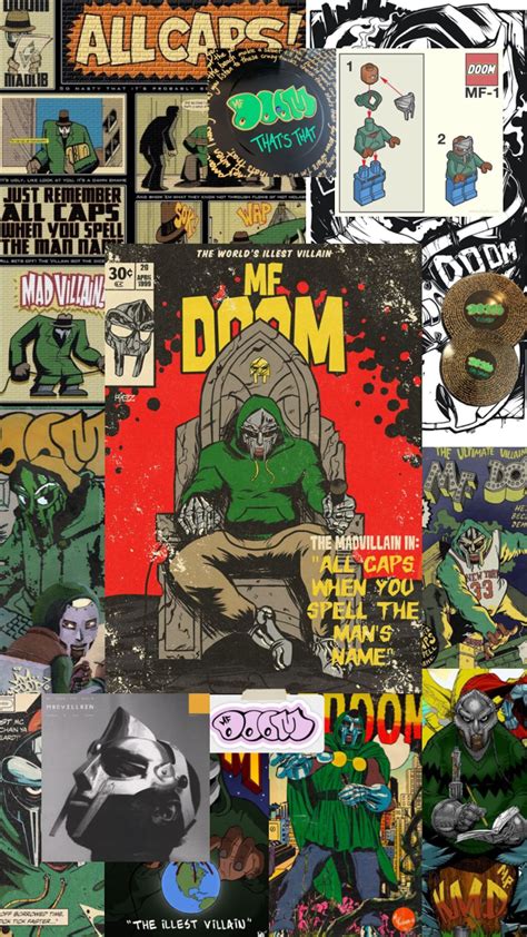 Mf Doom Rhymes Like Dimes Hip Hop Comics Art Print Poster Artofit