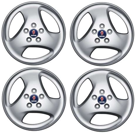 Complete Set Of 4 Genuine Saab Wheels In 16 For Saab 900 Ng 93 95