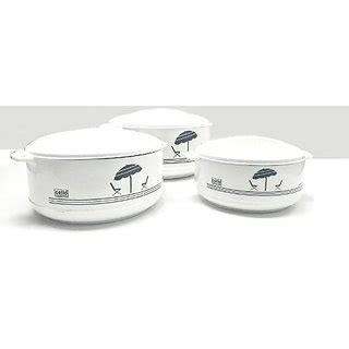 Buy Cello Piece Hot Pot Insulated Casserole Hot Pack Food Warmer Gift Set Online From