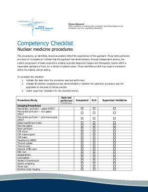 Fillable Online Competence Standards For Medical Imaging And Fax