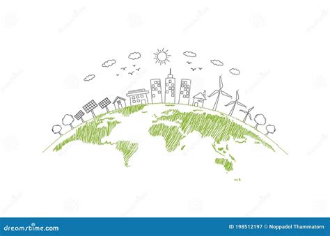 Sustainability Development And World Environmental Concept With Green