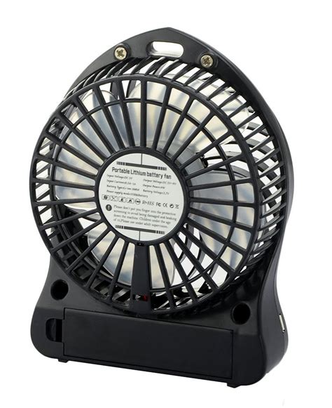 Topwell Inch Vanes Speeds Electric Portable Mini Fan Rechargeable