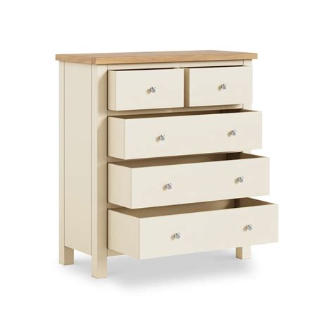 Farrow Xl 2 Over 3 Chest Of Drawers Grey Cream White And Navy