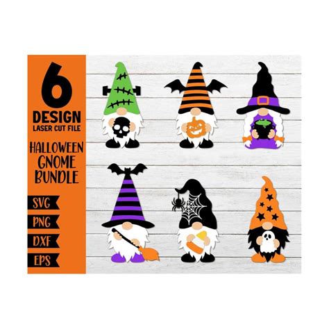 Halloween Gnome SVG Bundle, Halloween Decor SVG, Gnomes Svg, - Inspire ...