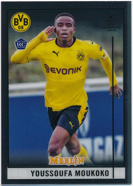 Yahoo Youssoufa Moukoko Topps Chrome Merlin