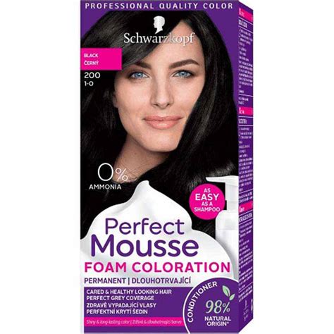 Боя за коса Perfect Mousse 200 Черен - Alvea.bg