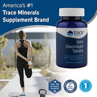 Trace Minerals Keto Electrolyte Tablets 90 Tablets อาหารเสรมคโต อ