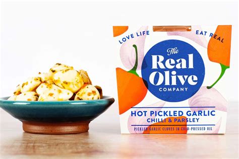 Hot Pickled Garlic6 X 210g The Real Olive Company