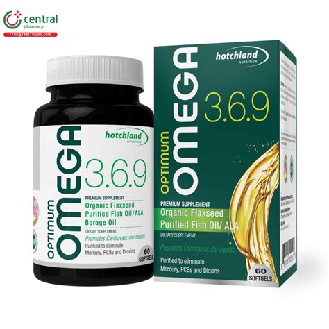 Thuốc Optimum Omega 3.6.9 - Tăng cường thị lực, ngừa xơ vữa động mạch