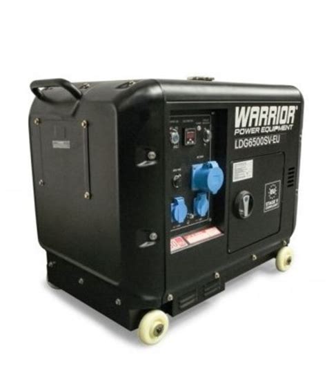 Groupe électrogène diesel 5000W AVR Warrior | CHAMPION LDG6500SV-EU ...