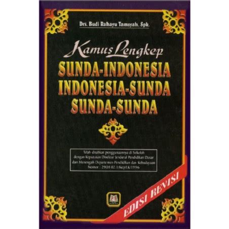 Jual Buku Kamus Lengkap Sunda Indonesia Indonesia Sunda Sunda