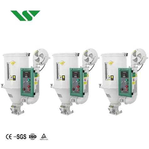 Stainless Steel Hot Insulated Plastic Dryer Hopper For Injection Molding Machine Insulation