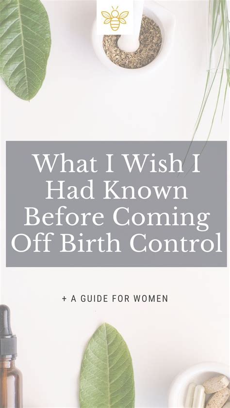 How To Heal Your Body After Stopping Birth Control Artofit